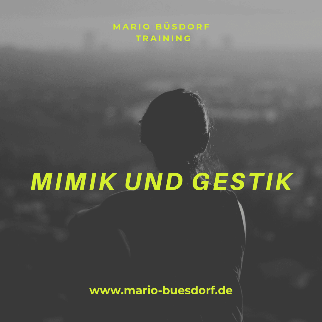 Mario Büsdorf Training Mimikexperte im Vertrieb